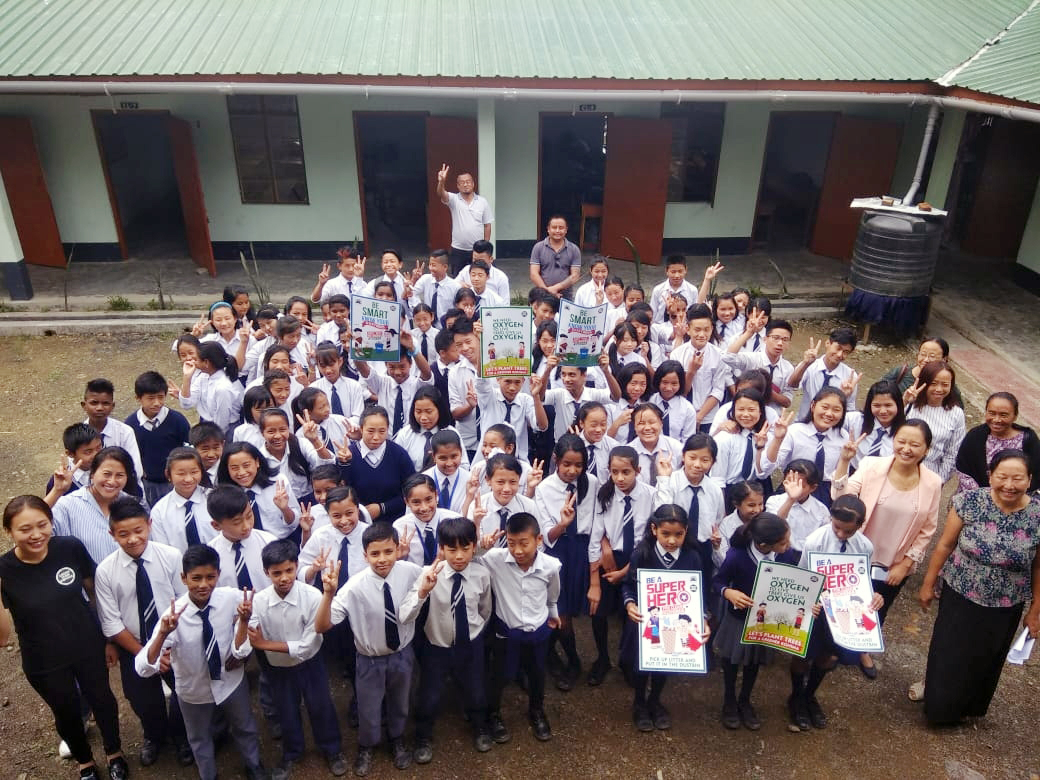 Kohima Smart City reaches out to government schools